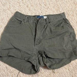 Liz Claiborne Green Jean Shorts, Size: 6